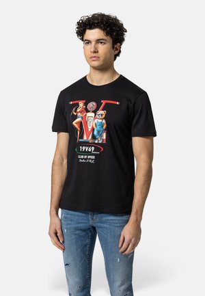 19V69 Italia RAFAEL RACING - T-shirt print - black
