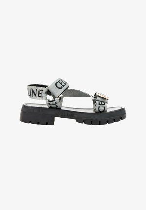 CELINE, CLOTH SANDAL GREY - Sandales à plateforme - grey