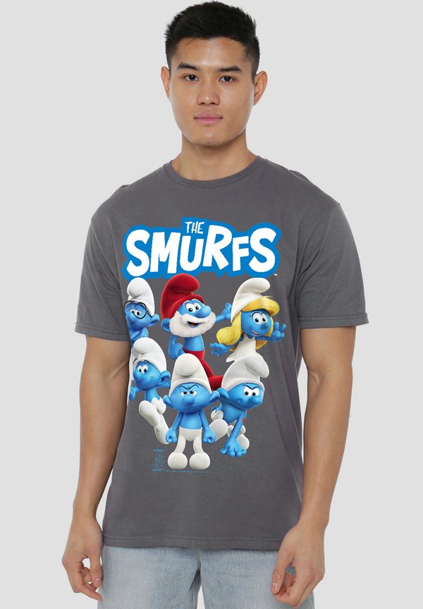 SMURFS GROUP SHOT - T-Shirt print - anthracite