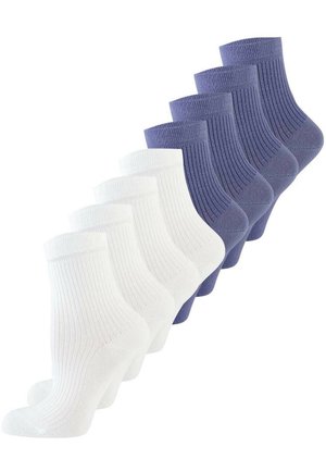 8-PACK COLOUR SOHLE - Calcetines - lila weiß