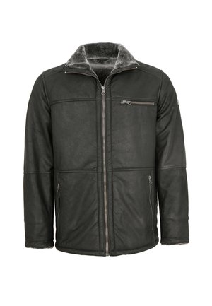 PIEDRO - Lederjacke - schwarz