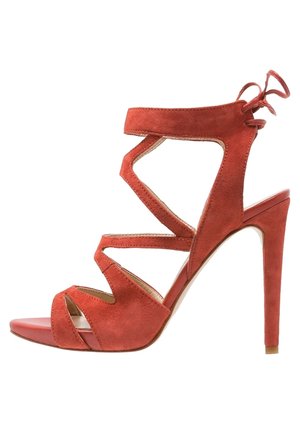 MAI PIÙ SENZA Højhælede sandaletter / Højhælede sandaler - dark red