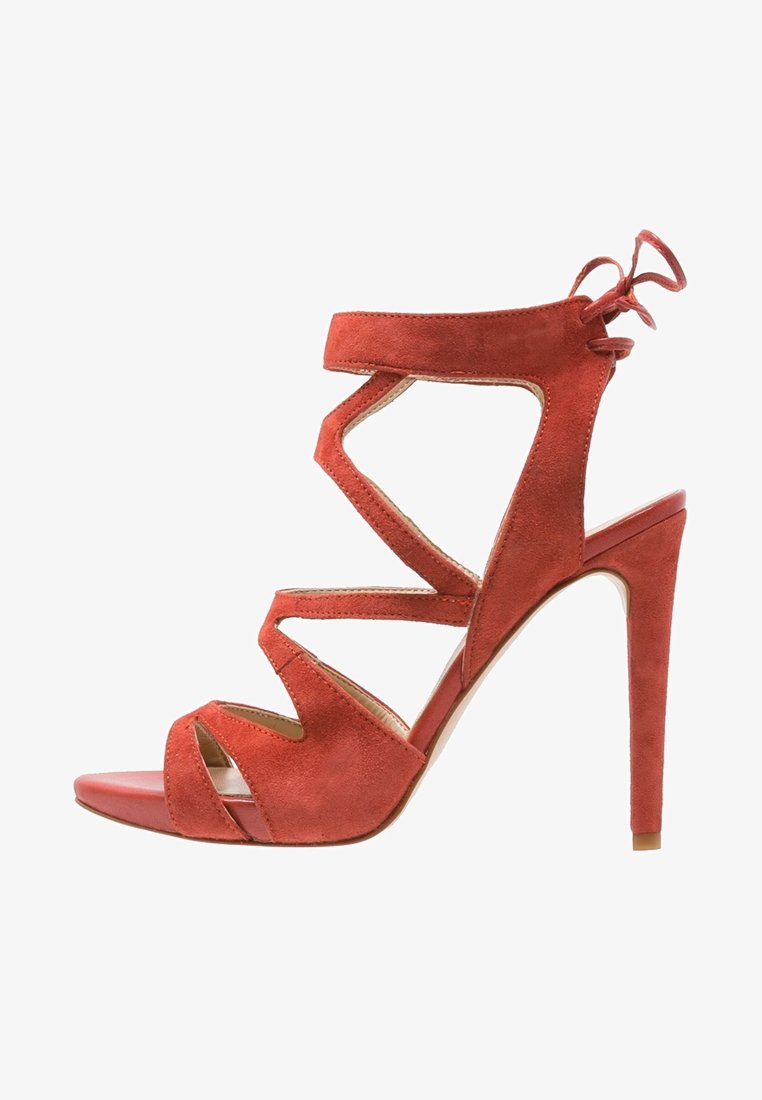 MAI PIÙ SENZA Sandales à talons hauts - dark red