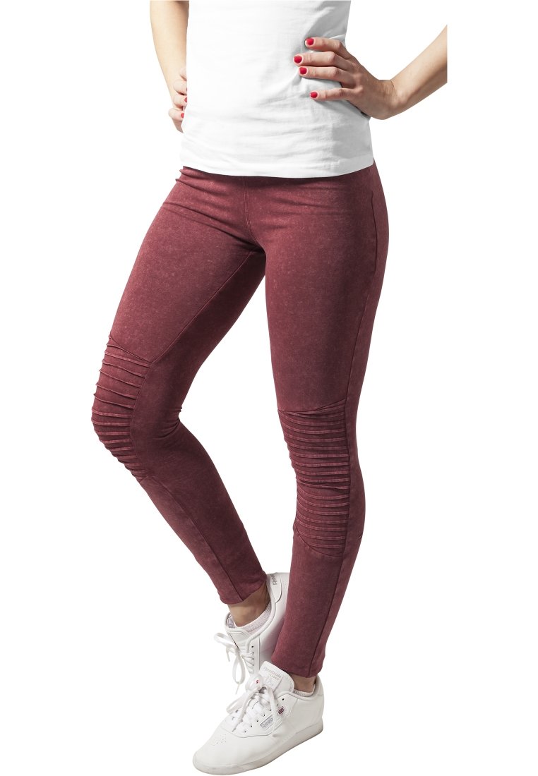 Urban Classics Leggingsit - burgundy