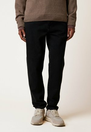Faguo, JEAN DENIM - Jeans Tapered Fit - noir