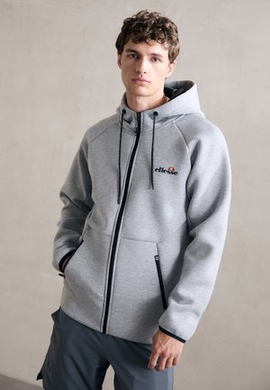 RIGORO HOODIE - Tröja med dragkedja - grey marl