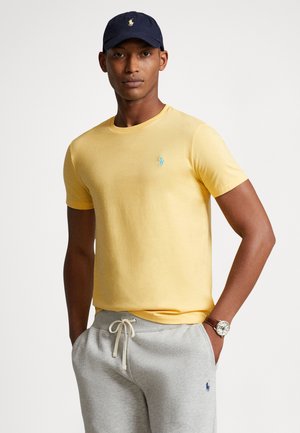 CUSTOM SLIM FIT JERSEY CREWNECK T-SHIRT - T-shirts - empire yellow