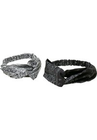 Urban Classics BANDANA PRINT  2-PACK - Haar-Styling-Accessoires - black white