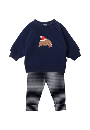 UND WEIHNACHTSCROISSANT - Sweatshirt - marine