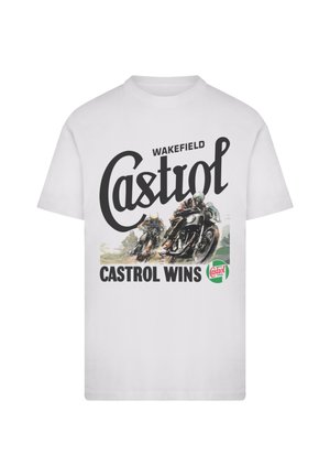 CASTROL WINS - Print T-shirt - weiß