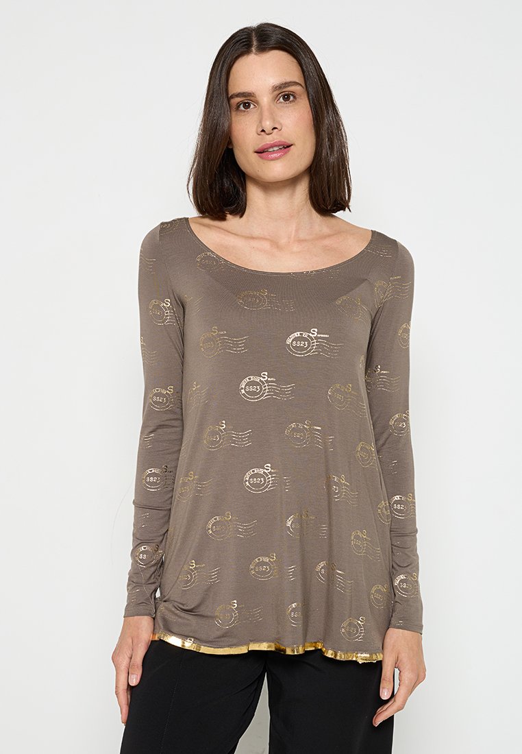 Sarah Pacini Longsleeve taupe