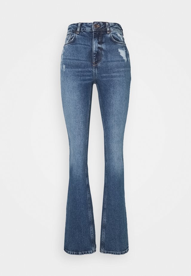 AUTHENTIC DIAGON - Jean flare - mid blue