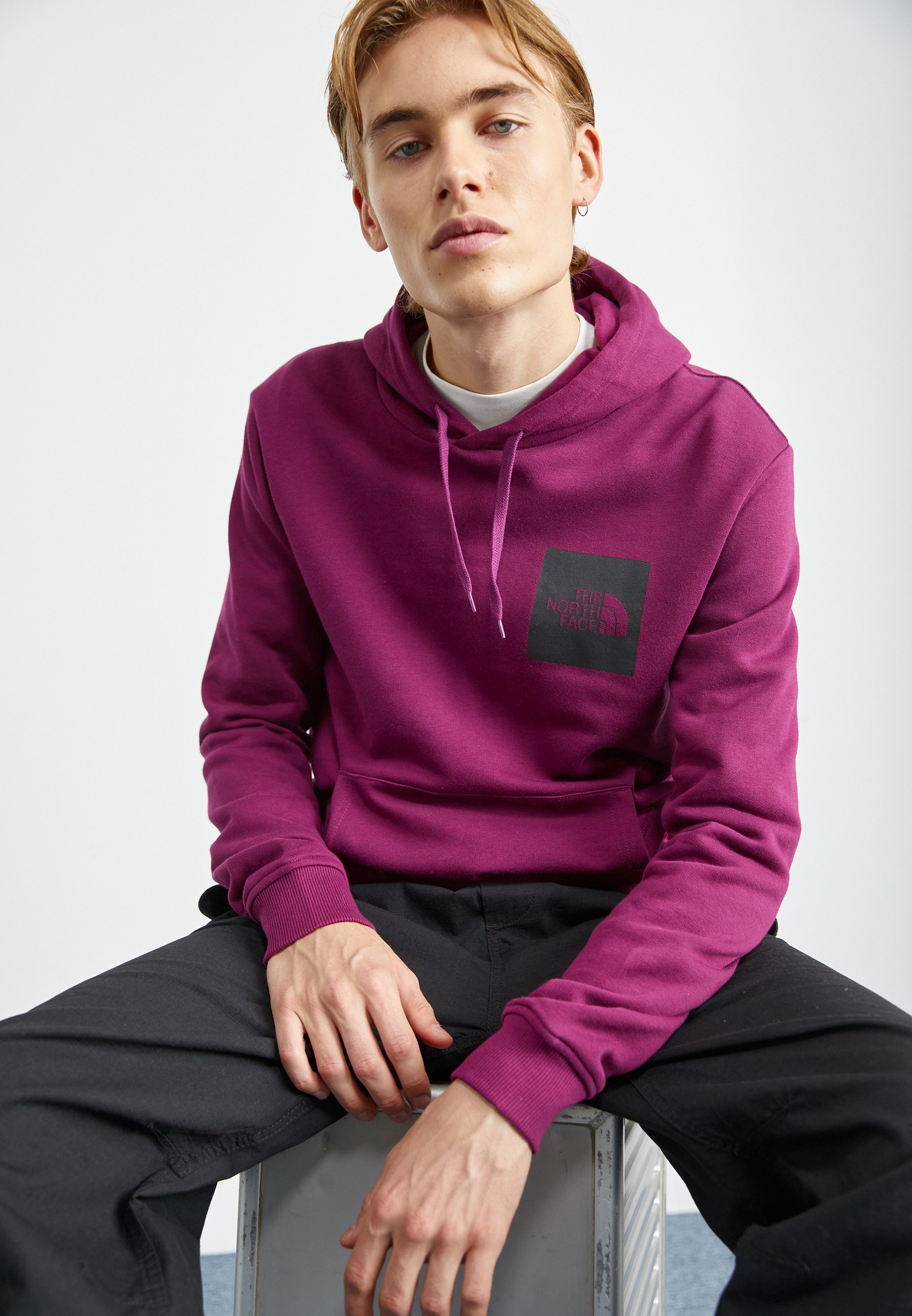 the north face purple sweatshirt
