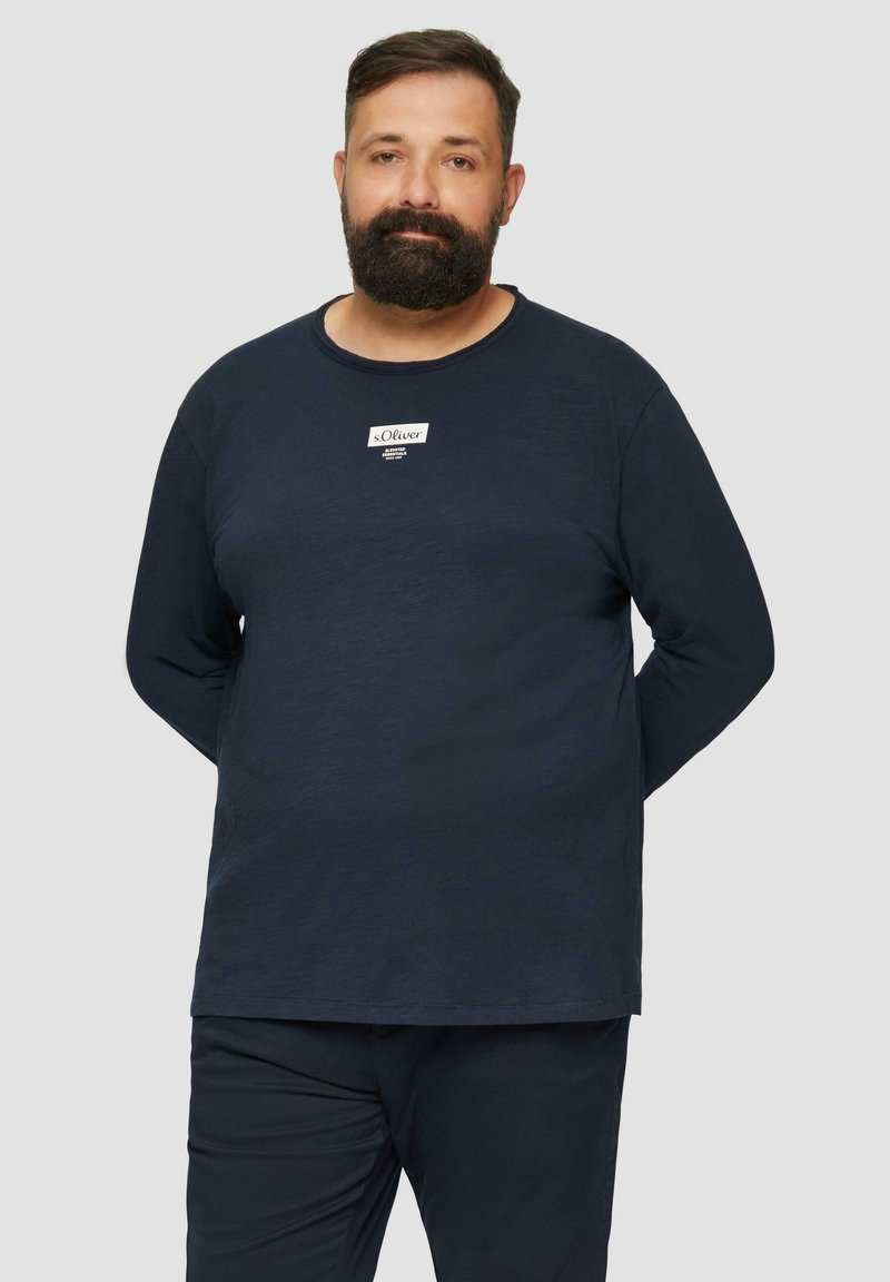 s.Oliver Langarmshirt - navy