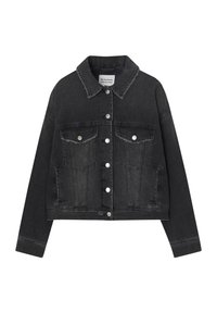 PULL&BEAR Chaqueta vaquera - black