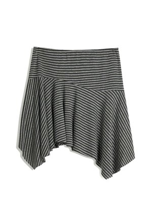 A-snit nederdel - dark grey