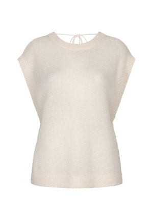 Dante6, DANTE6-ENOHA OPEN BACK SWEATER - Basic T-shirt - white