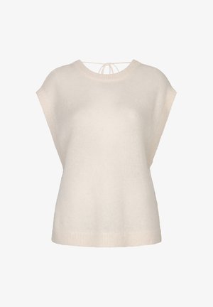 Dante6, DANTE6-ENOHA OPEN BACK SWEATER - Basic T-shirt - white