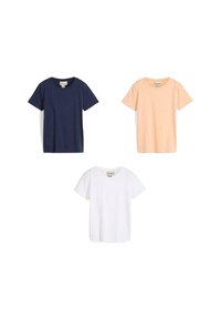 bonprix 3ER PACK - T-shirt basic - blue