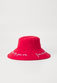 Fiorucci EMBROIDERED BUCKET HAT UNISEX - Hatt - red