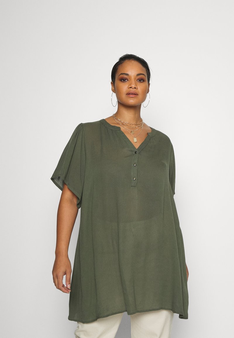Kaffe Curve KCAMI - Tunika - grape leaf