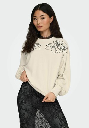 ONLBROOKE O-NECK DETAIL - Ikdienas džemperis - birch