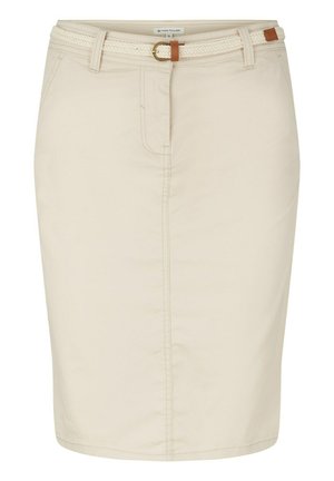 RÖCKE UNIFARBENDER ROCK - Pencil skirt - sand stone beige