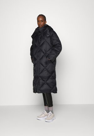 DIAMOND LONG - Klasický kabát - black matte