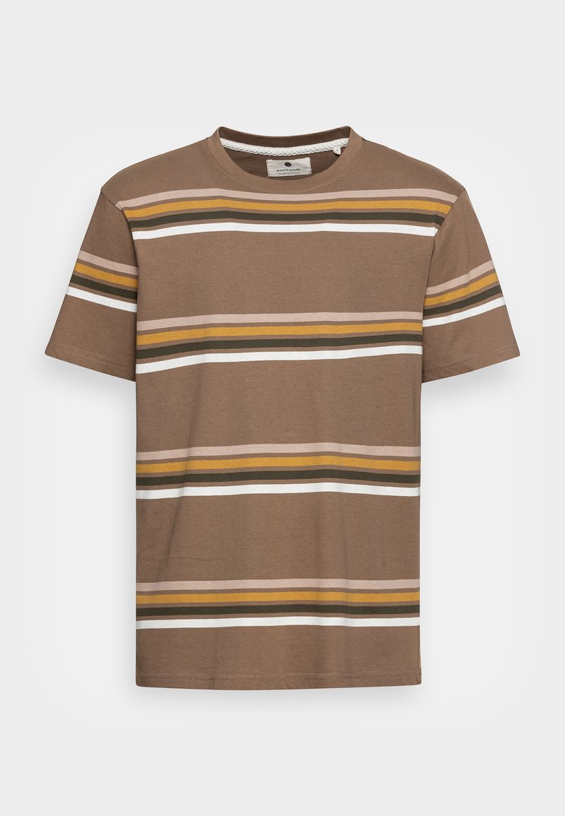 Anerkjendt T-shirt med print - brown
