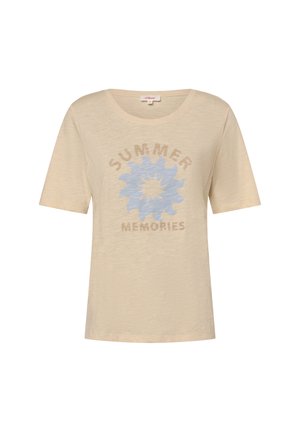s.Oliver T-shirt print - sand