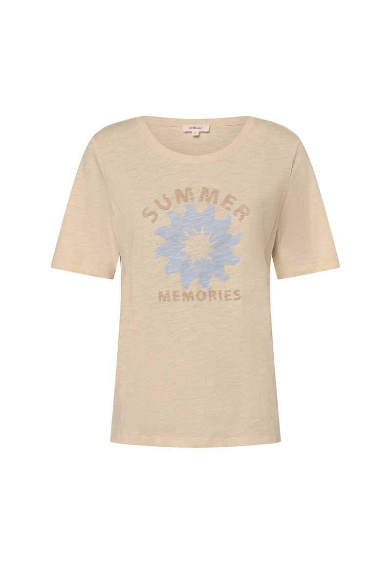 s.Oliver T-shirt print - sand