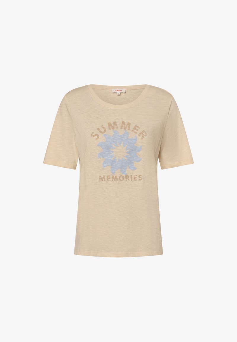 s.Oliver T-shirt print - sand