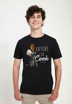 PIXAR RATATOUILLE - FRESH COOK - Print T-shirt - black