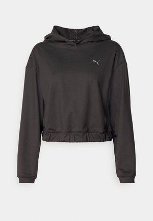 Puma STUDIO FOUNDATIONS HOODY - Maglietta a manica lunga - black