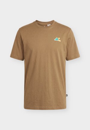 adidas Terrex, CAMPER GRAPHIC - T-shirt con stampa - brown oxide