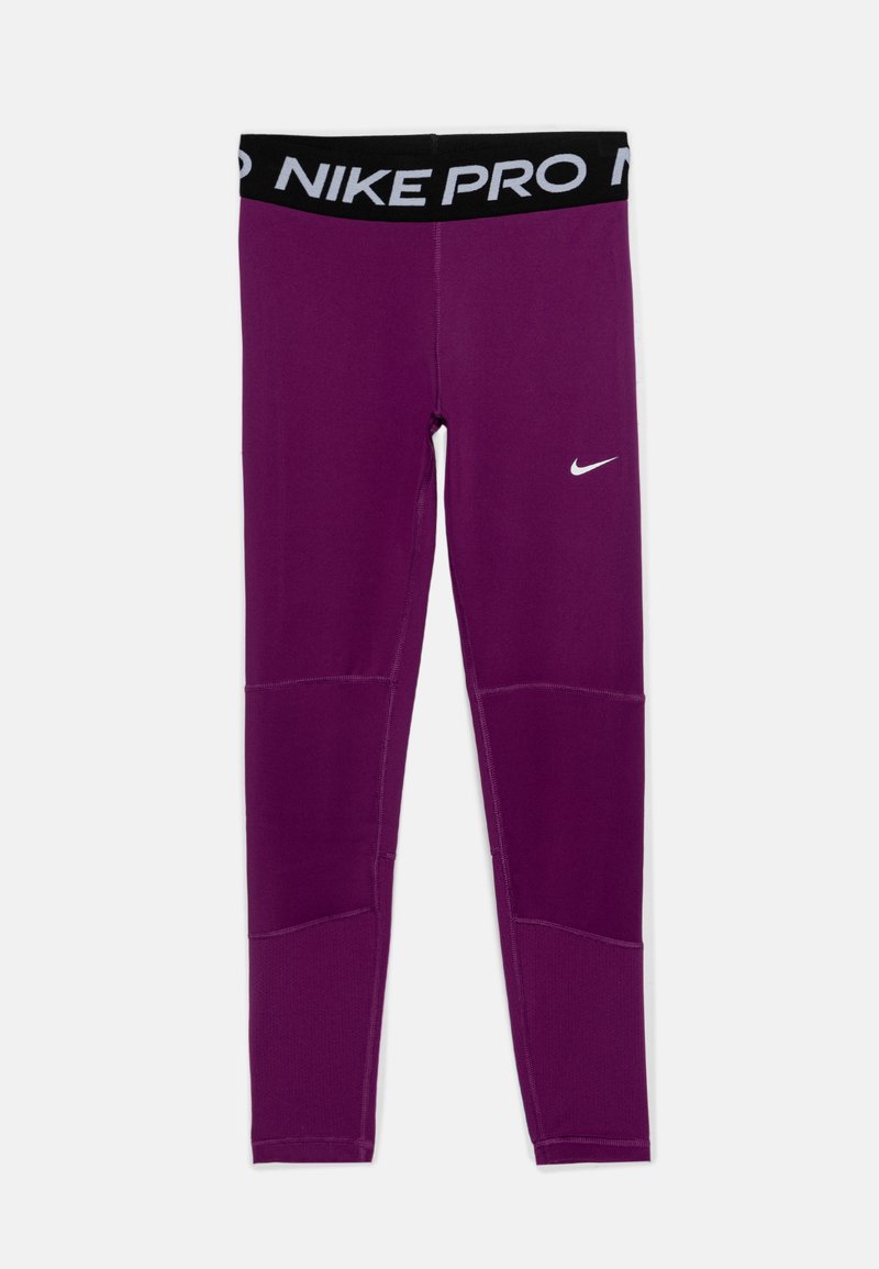 Nike Performance UNISEX - Leggingek - Nadrágok - viotech/black/white
