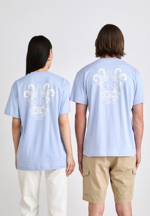 BEAT TABLEAU UNISEX - T-shirt print - ice blue