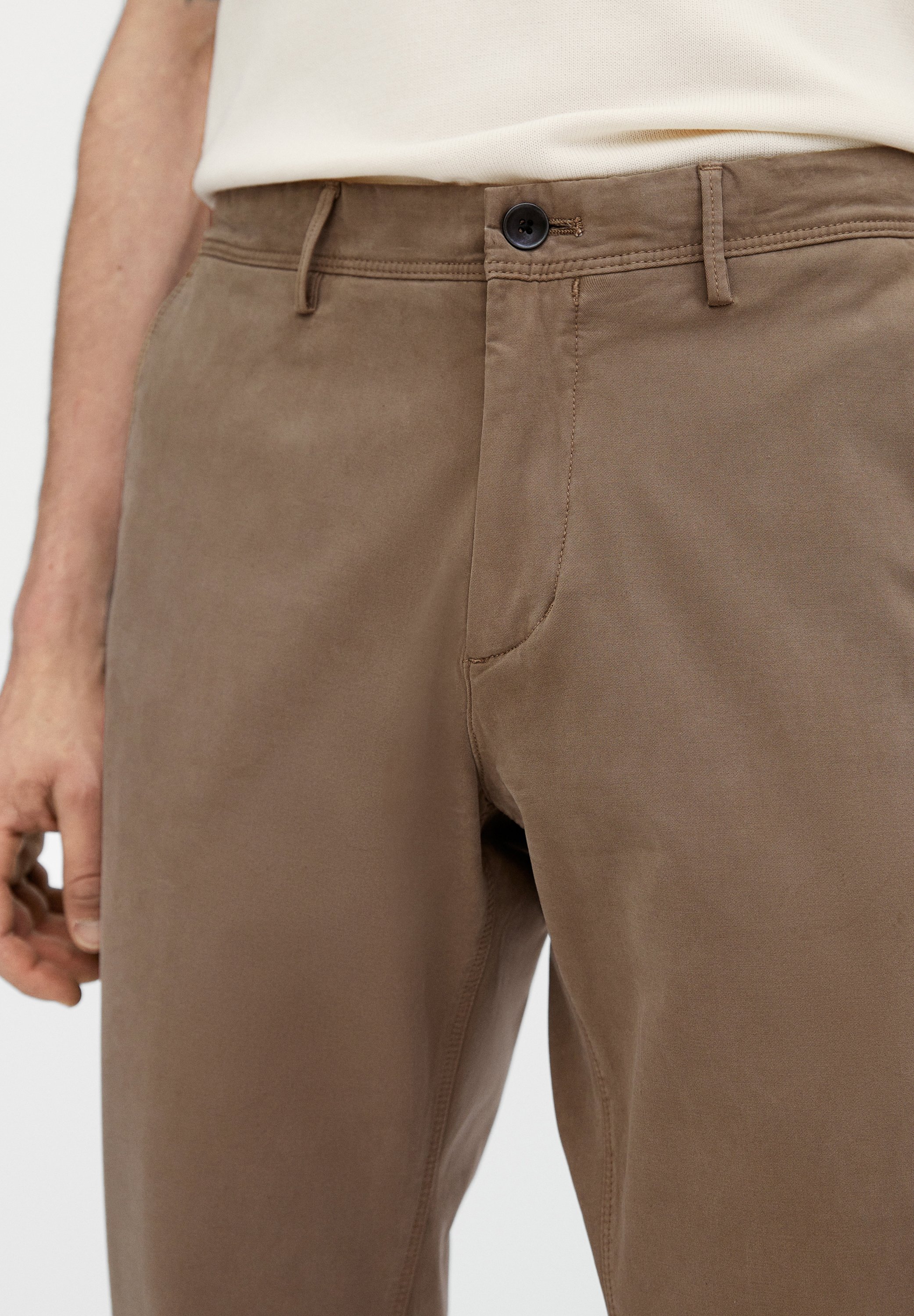 Massimo Dutti REGULAR FIT - Chinos - beige - Zalando.co.uk