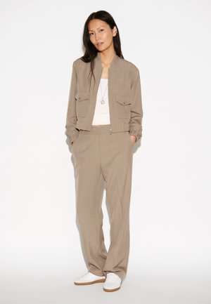 ARIES MÉLANGE - Broek - beige