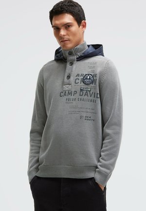 Kapuzenpullover - dark stone