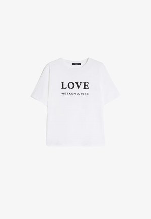 Weekend Max Mara, WKDAGILE - T-shirt con stampa - white