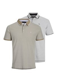 JJEPAULOS 2 PACK - Polo - beige