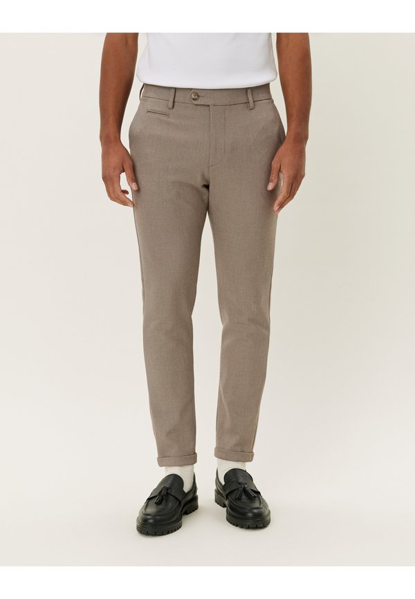 COMO SUIT - Chinos - walnut melange