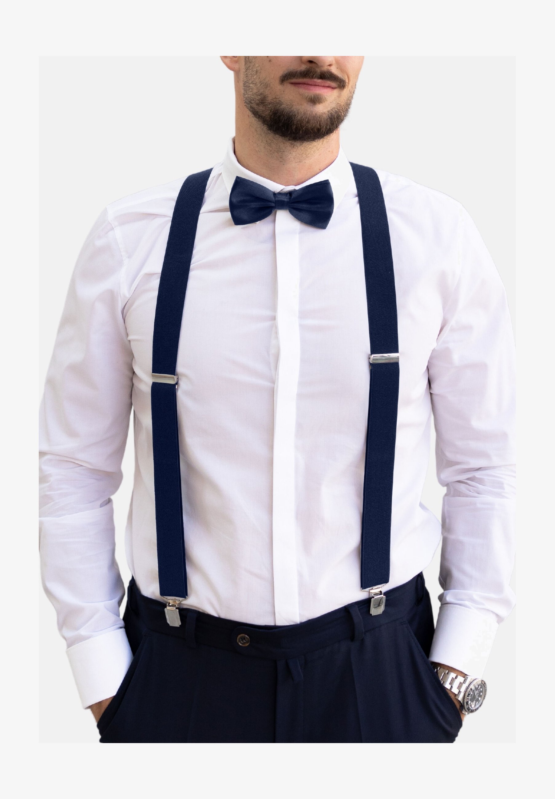 Bretelle Elastiche A Y Regolabili Con Clip E Papillon – Taglia Unica, Regolabili Fino A 130 Cm, Per Bambini E Adulti, Matrimoni E Feste