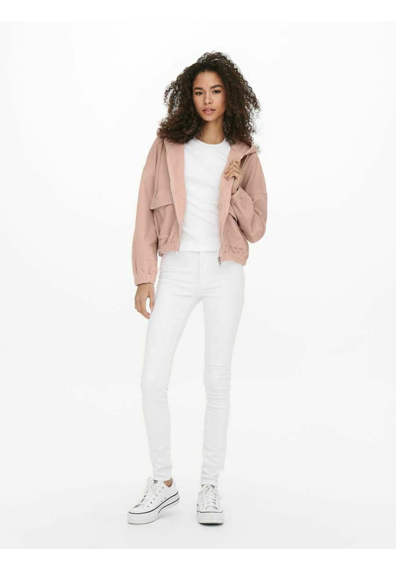 ONLY Giacca ONLKENZIE Donna - Con Cappuccio Regolabile, Zip Frontale E Tasche, In Cotone Ed Elastan