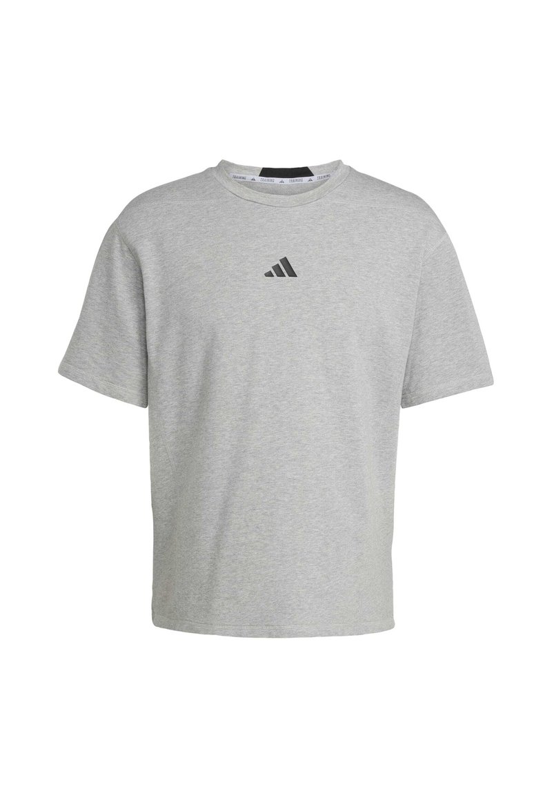 adidas performance T-shirt basic grijs adidas performance T-shirt basic grijs