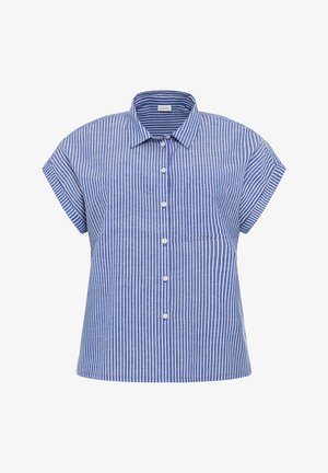 Užsagstoma palaidinė - blau weiß gestreift