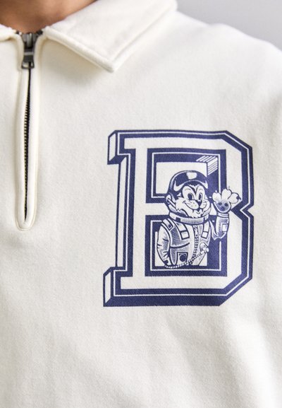 Billionaire Boys Club MASCOT QUARTER ZIP - Sweatshirt - off-white