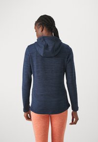 CMP WOMAN JACKET FIX HOOD - Cipzáras pulóver - blue melange/sky