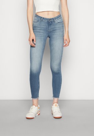 ONLY ONLBLUSH MID SKINNY ANKRAW  - Jeans Skinny Fit - special blue grey denim